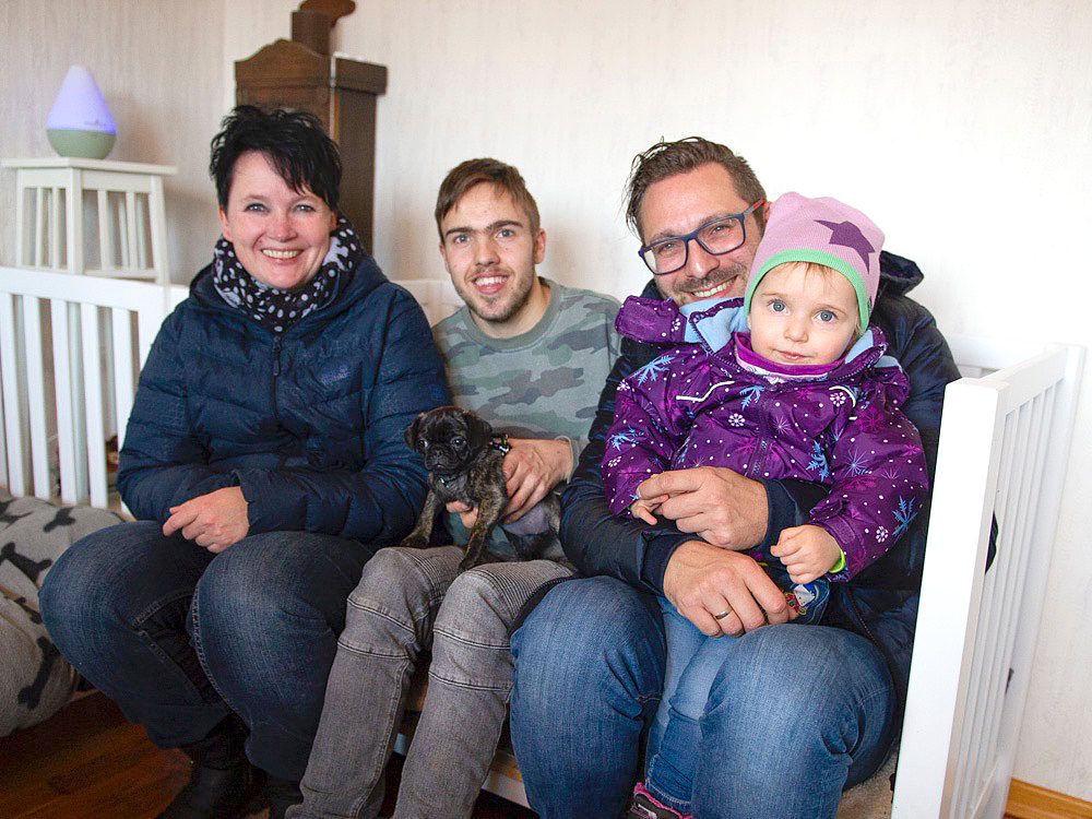 Tanja und Michael Lücke mit Kindern